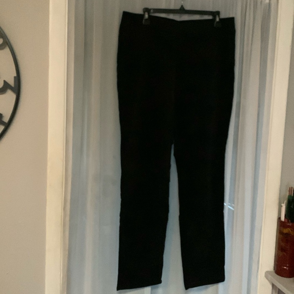 Rafaela velvet like stretch straight  leg pants